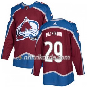 Colorado Avalanche Trikot Nathan MacKinnon 29 Adidas 2017-2018 Burgundy Rot Authentic - Herren